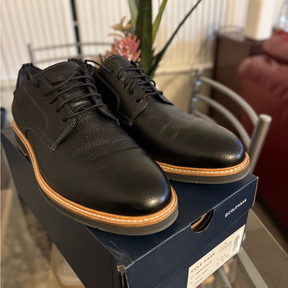 New in box Cole Haan Morris oxfords in black